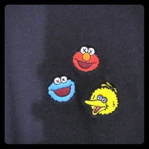 Kaws x Uniqlo Sesame Street crewneck sweatshirt